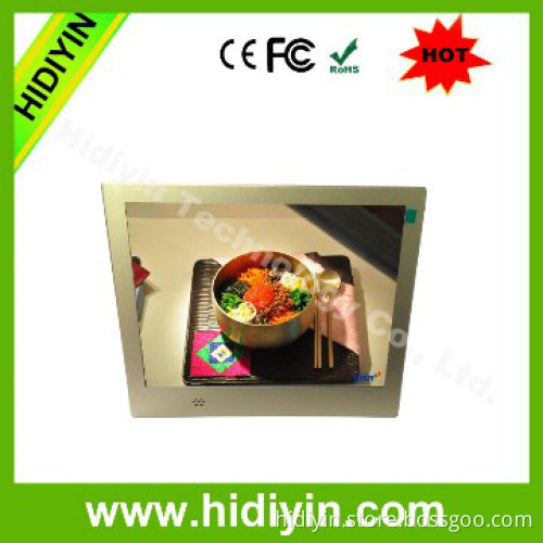 8 inch tempered glass funny photo digital frame